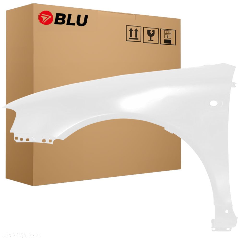 BLU Błotnik AUDI A3 8L LIFT LY9G lewy biały 2000-2003 przód Casablanca - 1