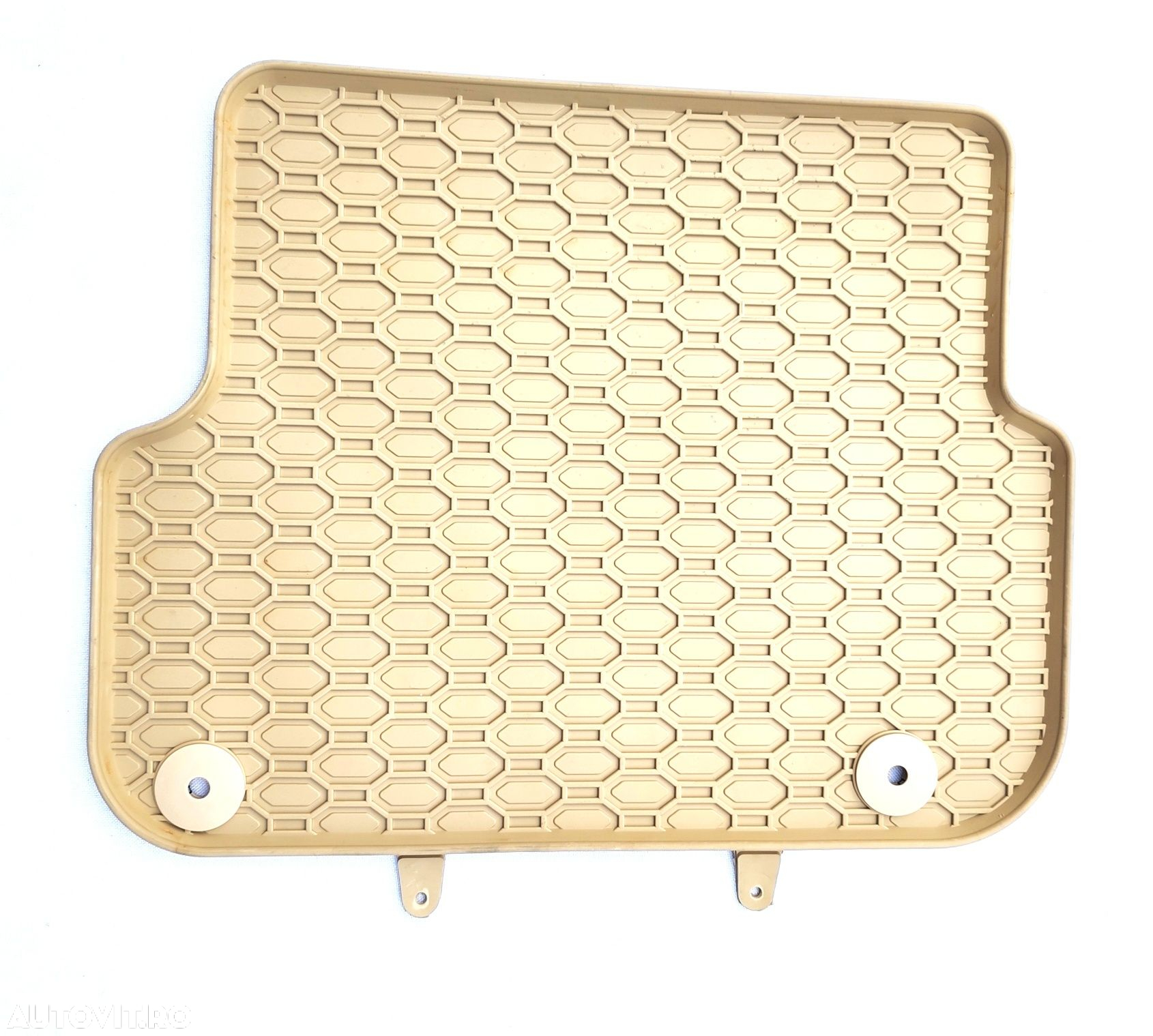 Covorașe cauciuc bej/crem pentru Audi A6C6 FL 2006-2012 - 6