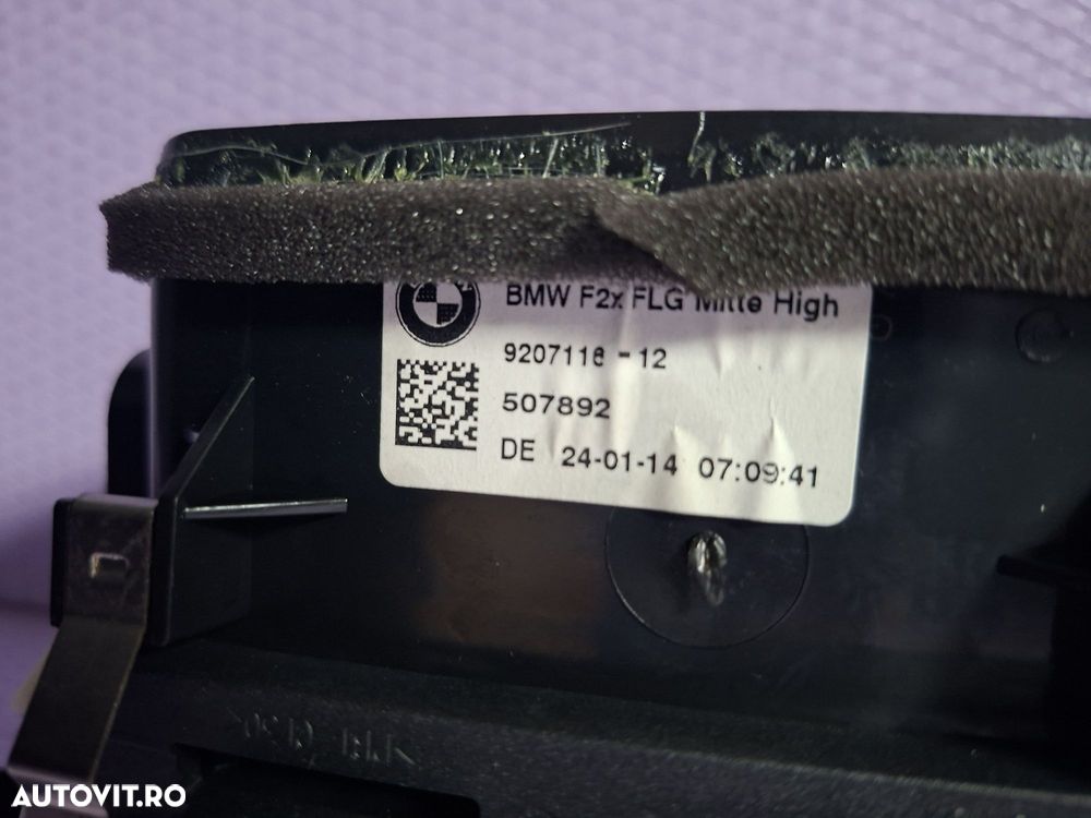 Grila centrala ventilatie aer BMW F20 F21 F22 F23 Cod 9207116 - 3