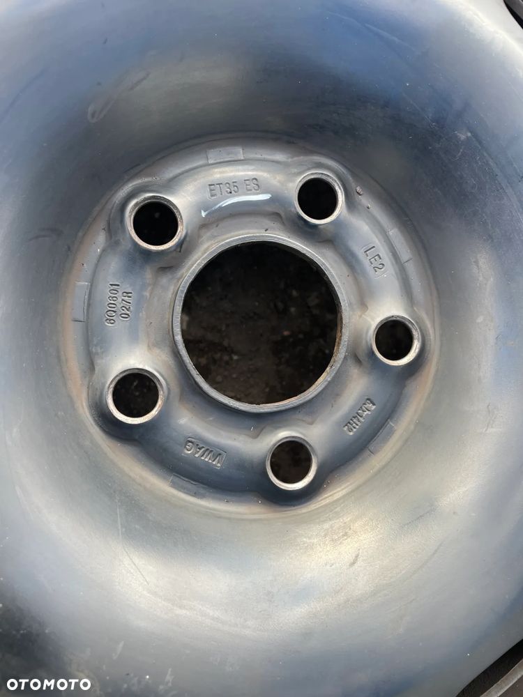 Koło felgi z oponami dunlop 14' 5x100 ET35 6Q0801027R POLO 9N SKODA FABIA I IBIZA IV - 3