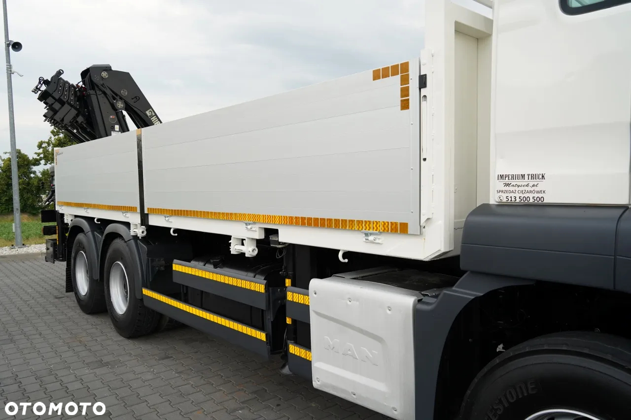 MAN TGS 26.360 / 6X4 / SKRZYNIOWY 6.5 M + HDS HIAB  211 EP-5 / MAX UDŹWIG: 6 900  KG / STEROWANIE RADIOWE / ROTATOR / MANUAL / EURO 6 - 15