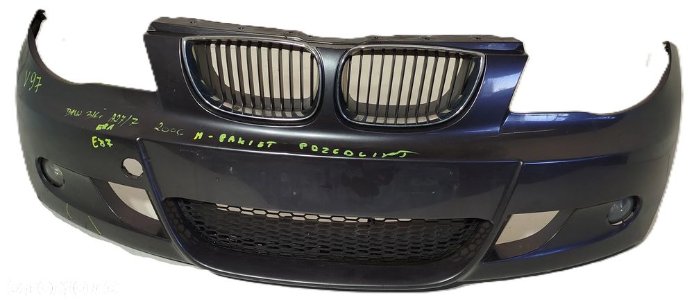zderzak przedni grill BMW 1 E81 E82 E87 LIFT 07-13 A27/7 M-PAKIET - 1