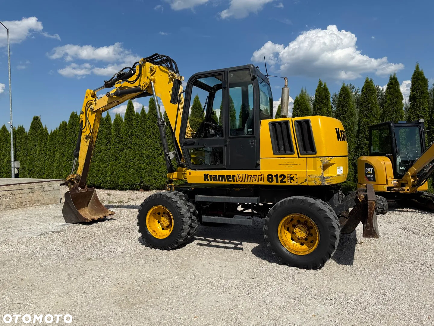 Kramer 812 KOPARKA KOŁOWA/ 12 TON / DWIE OSIE SKRĘTNE / MAŁE GABARYTY / BARDZO ZWROTNA / ZADBANA Z NIEMIEC / 70 75 80 90 100 110 / 308 310 / TEREX TW - 12