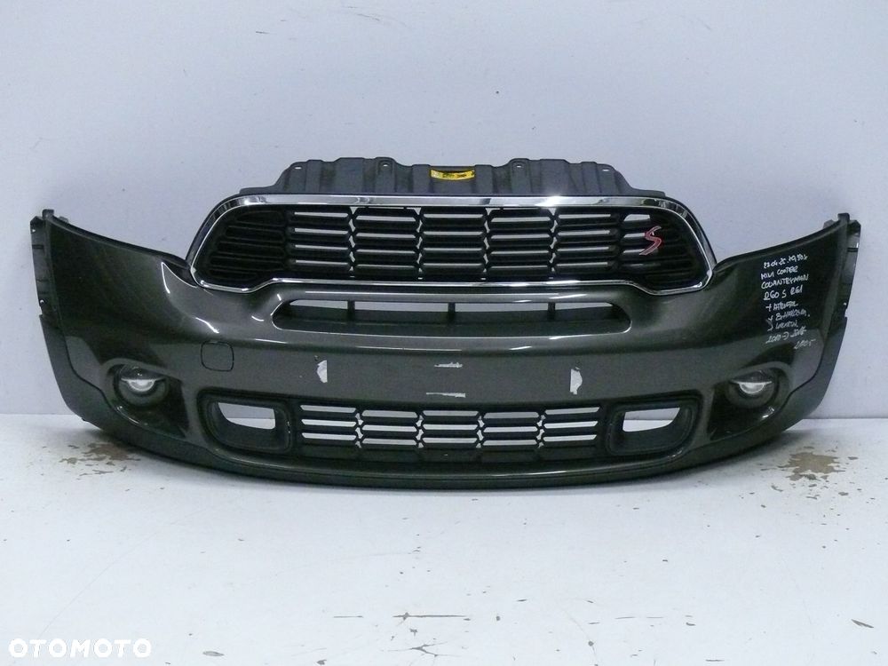 ZDERZAK PRZEDNI MINI COOPER COUNTRYMAN R60 R61 S 2010 2017GRILL HALOGENY KRATKA - 1