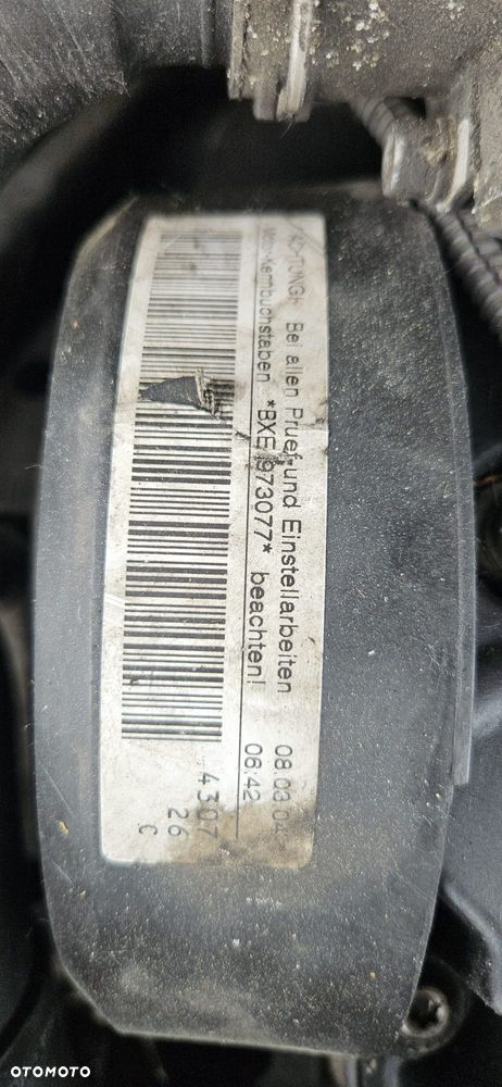SKODA OCTAVIA II  04-08 1.9 TDI BXE - ZDERZAK PRZÓD PRZEDNI CZARNY - 33