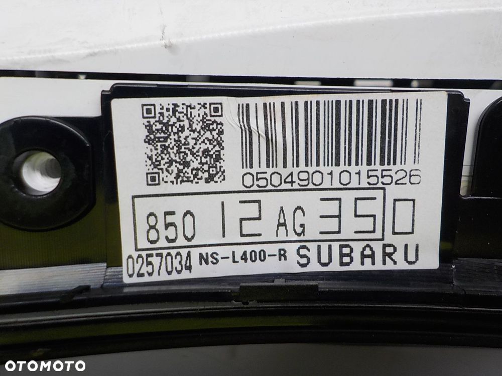 SUBARU OUTBACK III BL BP LICZNIK ZEGARY 85012AG350 - 2