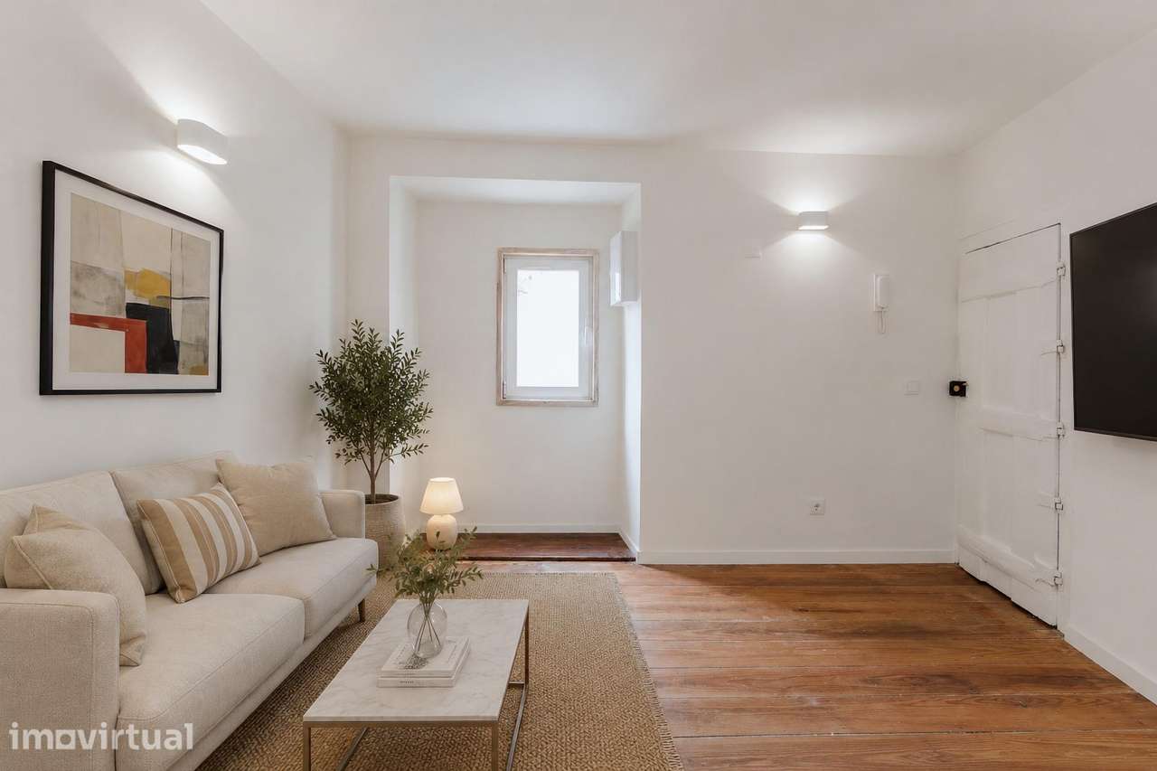 Apartamento T1 | Santa Maria Maior com Vista para o Rio Tejo - Grande imagem: 5/22