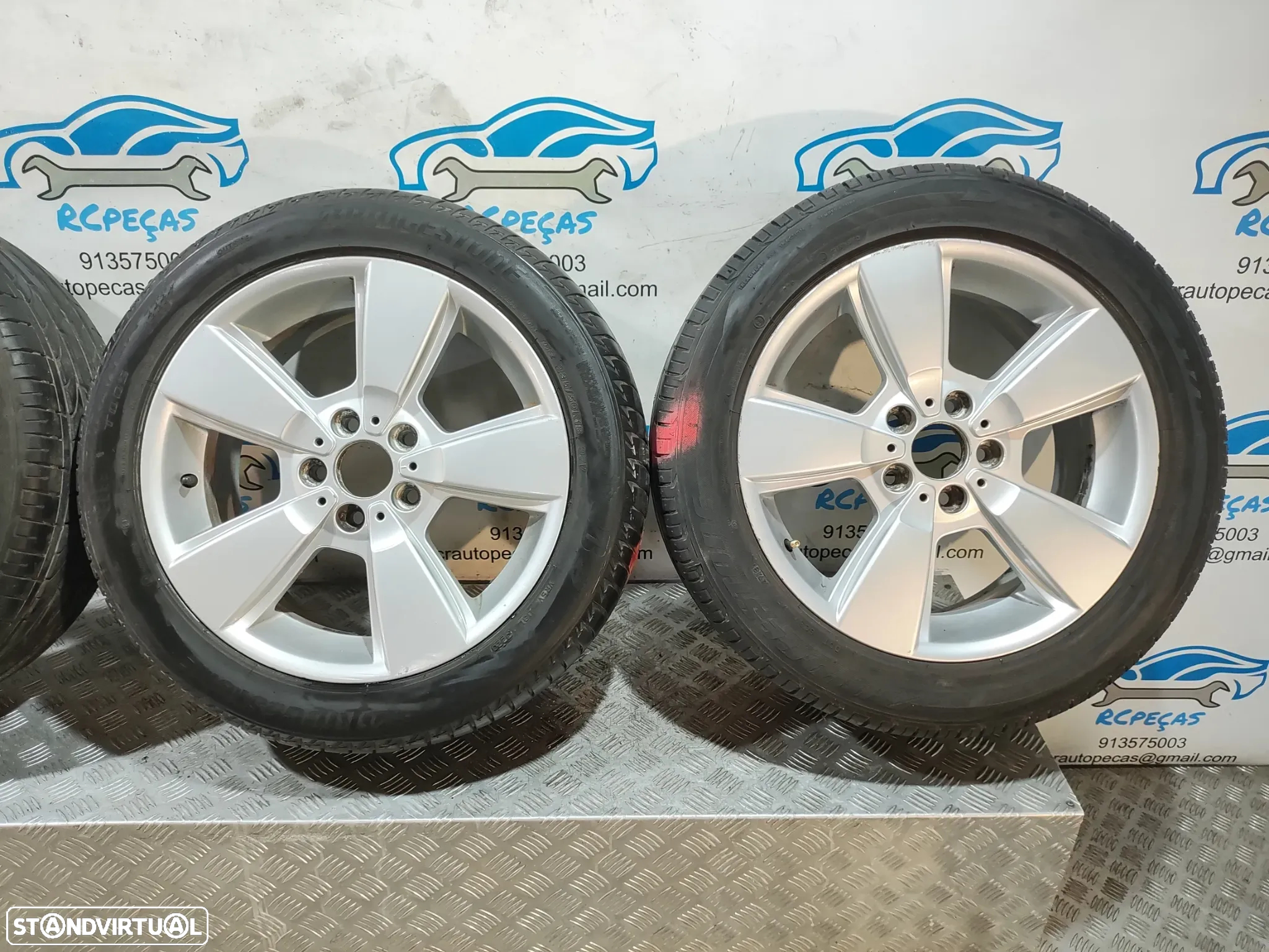 Jantes 18" BMW - X3 E83 - ORIGINAIS - 8J | ET46 | 5x120 - 18 Polegadas | 36113411524 | 3411524 | Pneus | 235 50 18 | Jante | E81 | E82 | E87 | E88 - 4