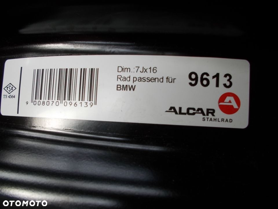 BMW 1 Felgi Stalowe 7x16 5x120 ET40 NOWE - 2