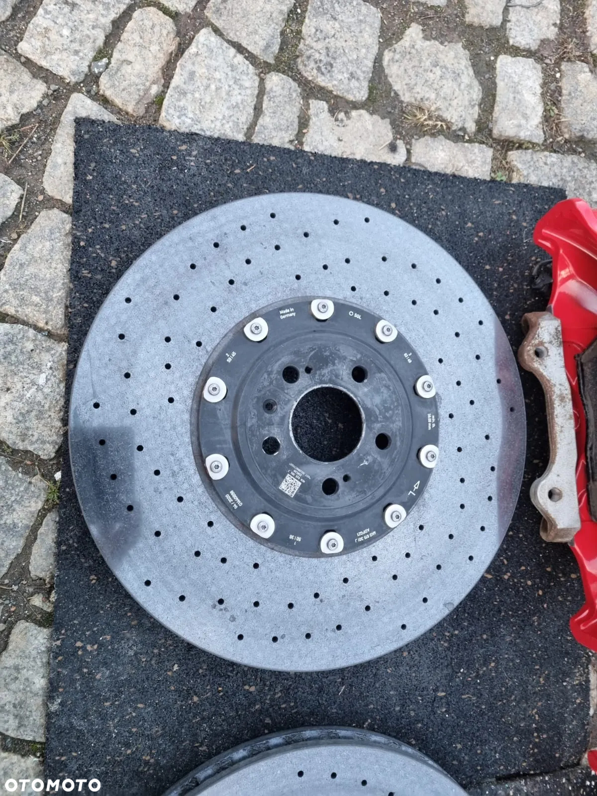 Hamulce ceramiczne komplet przód tył zacisk tarcza ceramika Audi Rs6 C8 - 2