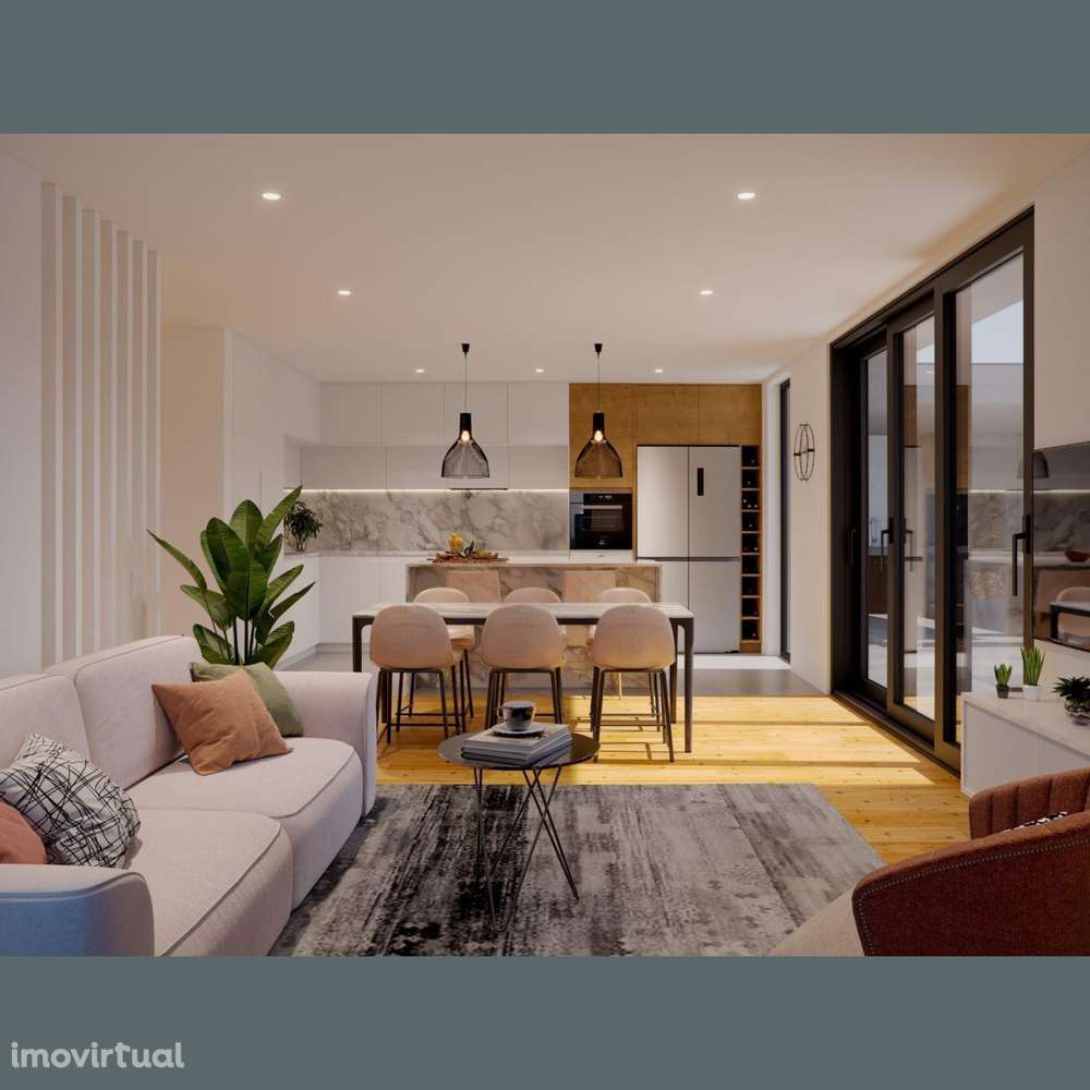 Moradia T3 geminada com terraço e garagem - Grande imagem: 4/9