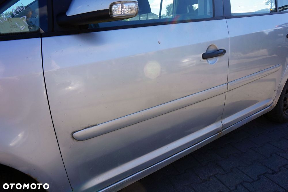 DRZWI PRZEDNIE LEWE TOURAN I 1T LA7W  SREBRNY VOLKSWAGEN 2003-2006 - 2