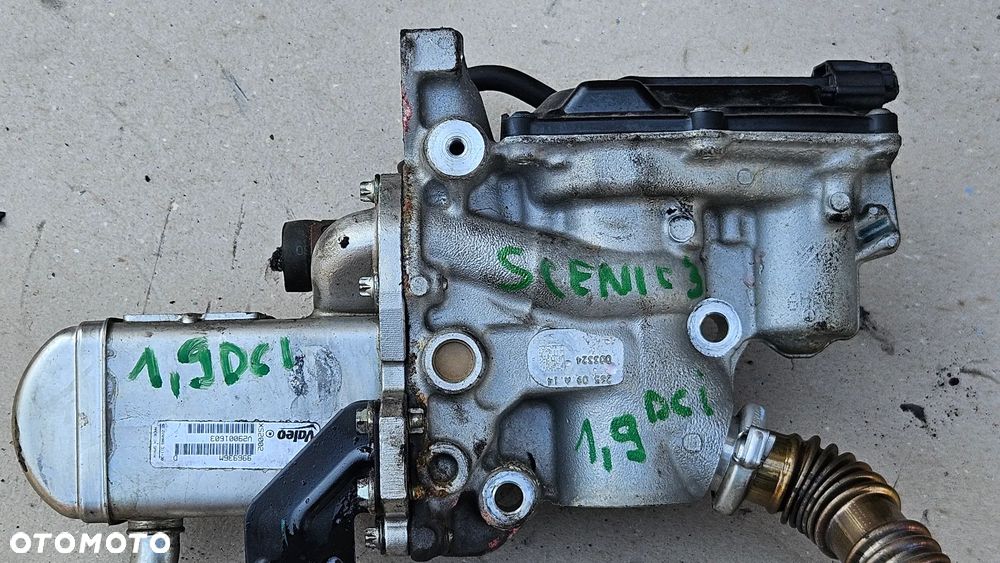 Renault Scenic Megane III 3 1.9 DCI zawór EGR chłodnica spalin 8201027384 8200804050