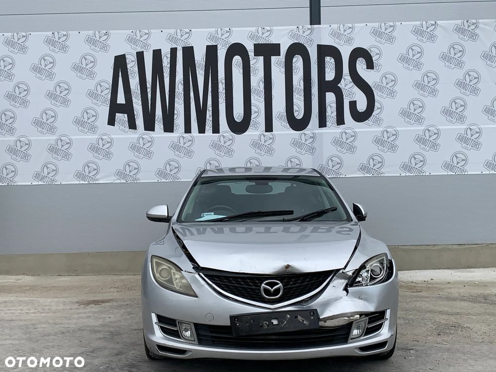 MAZDA 6 2009 *SAMOCHÓD NA CZĘŚCI* 1630MASKA, LAMPA, DRZWI, LUSTERKO, ZDERZAK, GRILL, BŁOTNIK, KLAPA, BELKA, DESKA, FOTELE, KANAPA, ĆWIARTKA KIEROWNICA, TARCZE, ZACISKI, ZAWIESZENIE, KOMPLETNY PRZÓD, KOMPLETNY TYŁ, LICZNIK, ZEGARY, PRAWE LEWE PRZÓD TYŁ - 4