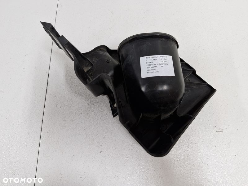 RENAULT TRAFIC III 3 TALENTO 2.0 DCI ŁAPACZ DOLOT PRZEWÓD POWIETRZA 960156577R - 2