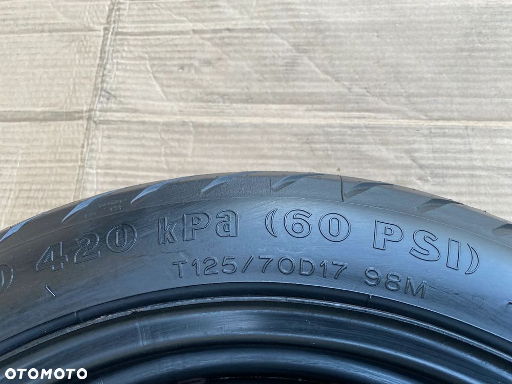 Koło dojazdowe 17 TOYOTA AURIS  COROLLA  CHR C-HR + ZESTAW szybka wysyłka - 5