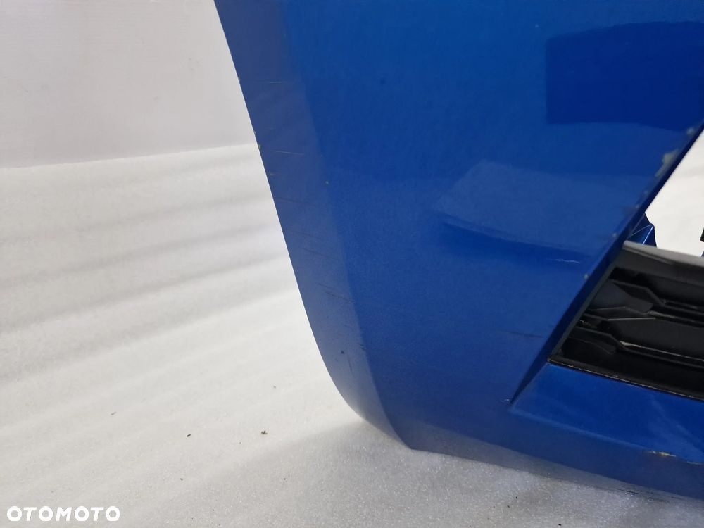 SKODA OCTAVIA III 3 LIFT 16- 5E0 ZDERZAK PRZEDNI PRZÓD NIEBIESKI METALIK , NR 5E0807221N , NR AUKCJI NZ816 - 3