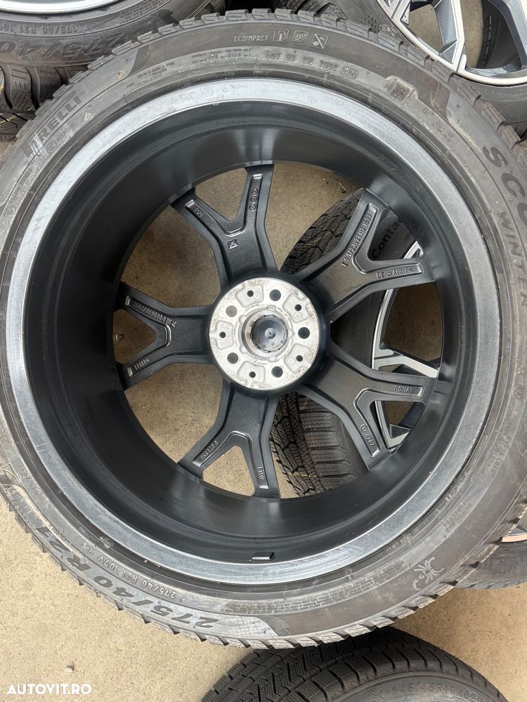 Vând jante originale BMW X5-X6 G05-G06 pe 21” cu anvelope de iarnă - 7