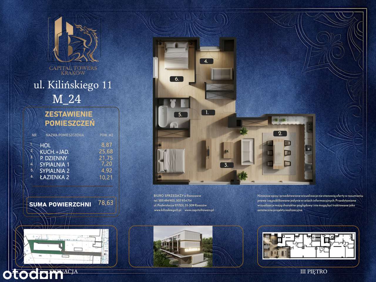 Kilińskiego 11 Kraków Apartament 78,63m2 klucze w 2026! Zapraszamy
