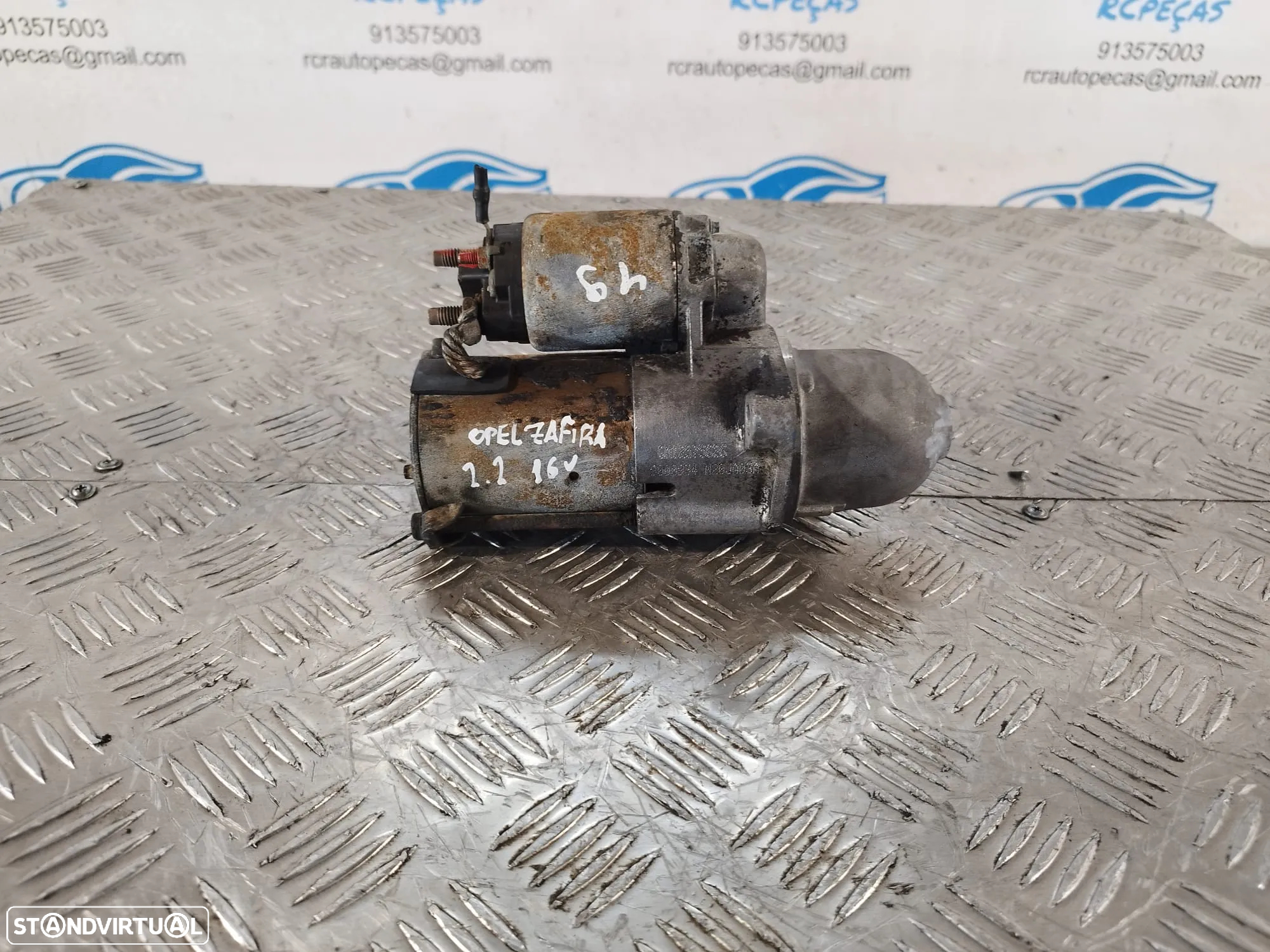 MOTOR DE ARRANQUE GM 12575626 OPEL ZAFIRA MK2 M75 OPEL ASTRA G HATCHBACK T98 2.2 16V F08  F48 900967  GM12575626 - 6