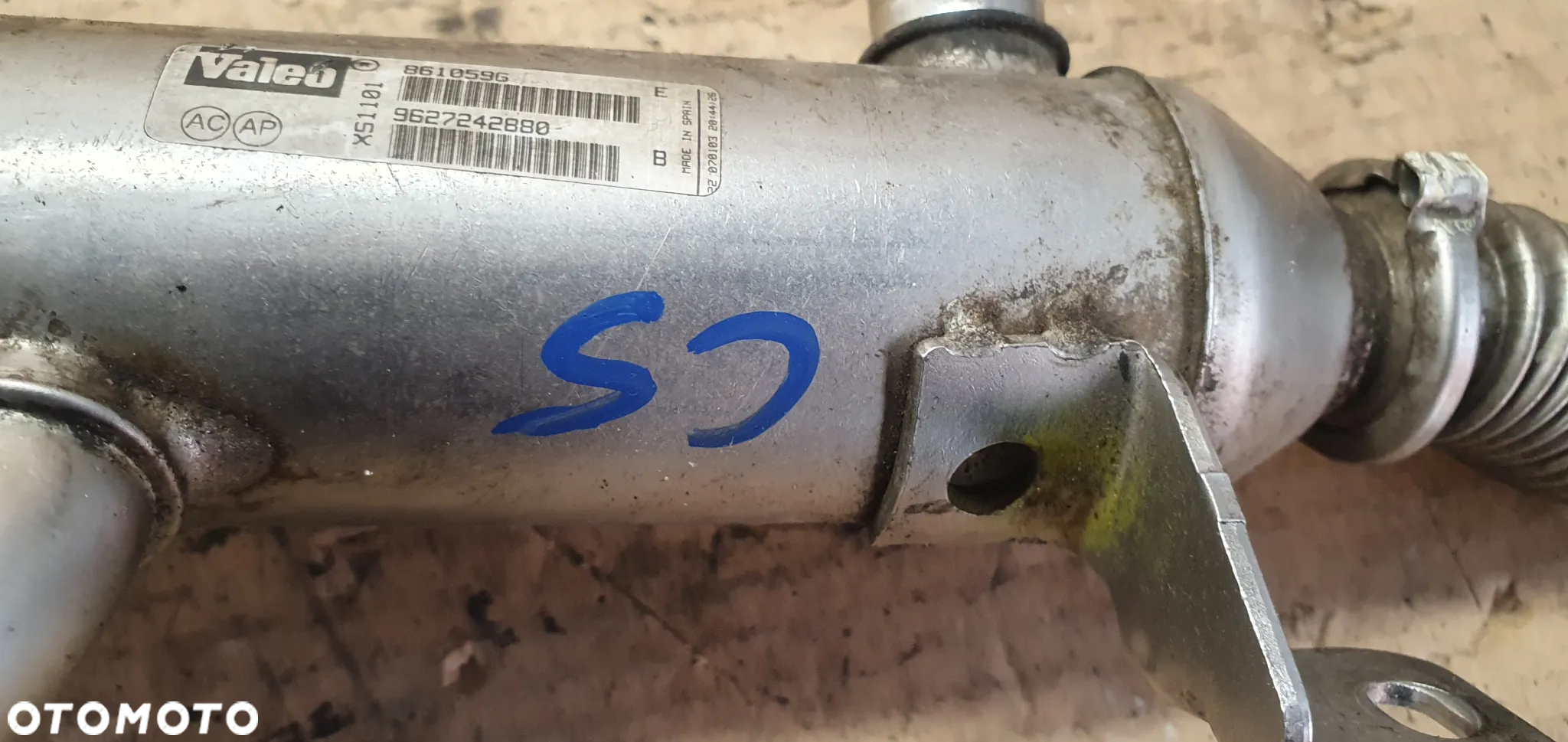 Chłodnica spalin zawór EGR Citroen C5 2.0 HDI 9627242880 - 7