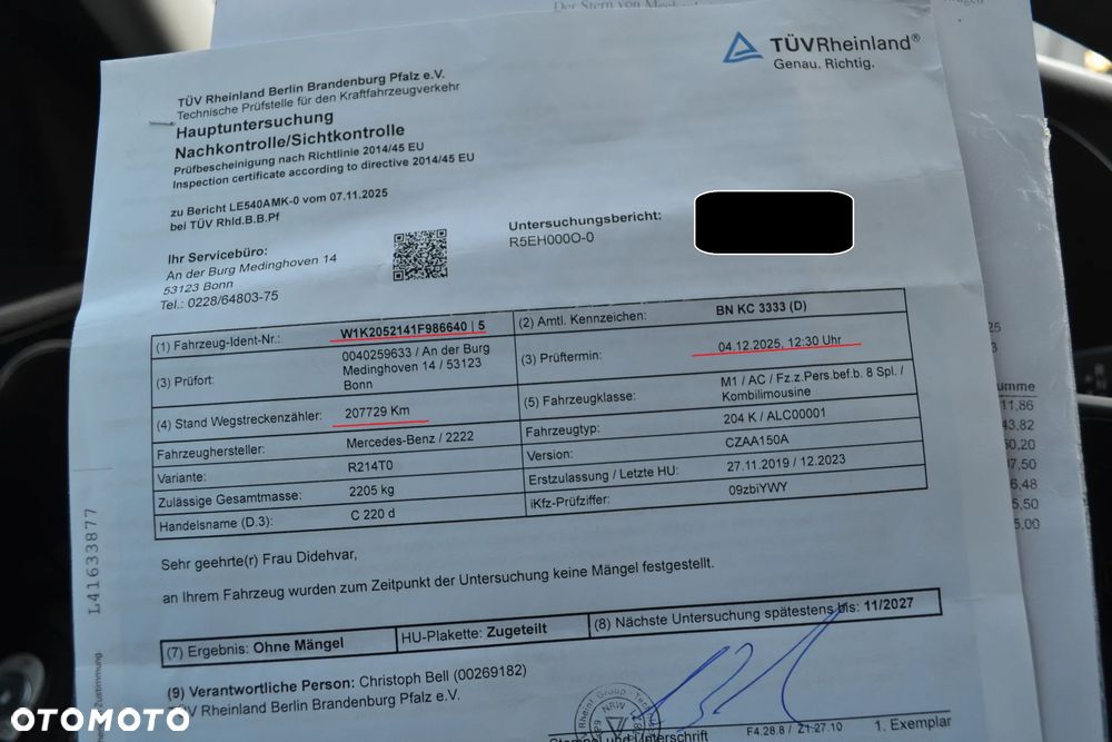 Mercedes-Benz Klasa C 220 d 9G-TRONIC Exclusive - 38