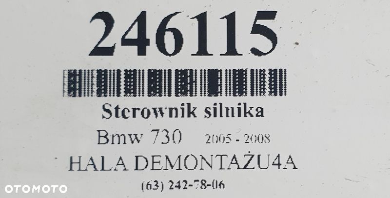BMW E65 Sterownik Silnika DDE7798506 - 4