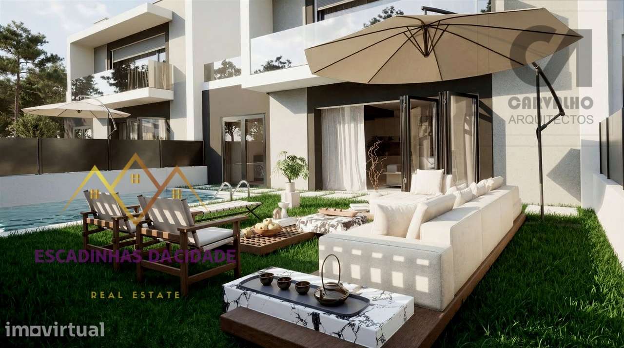 Moradia T3 + Mezanine, com piscina, para venda na Lagoa de Albufeira | - Grande imagem: 4/31