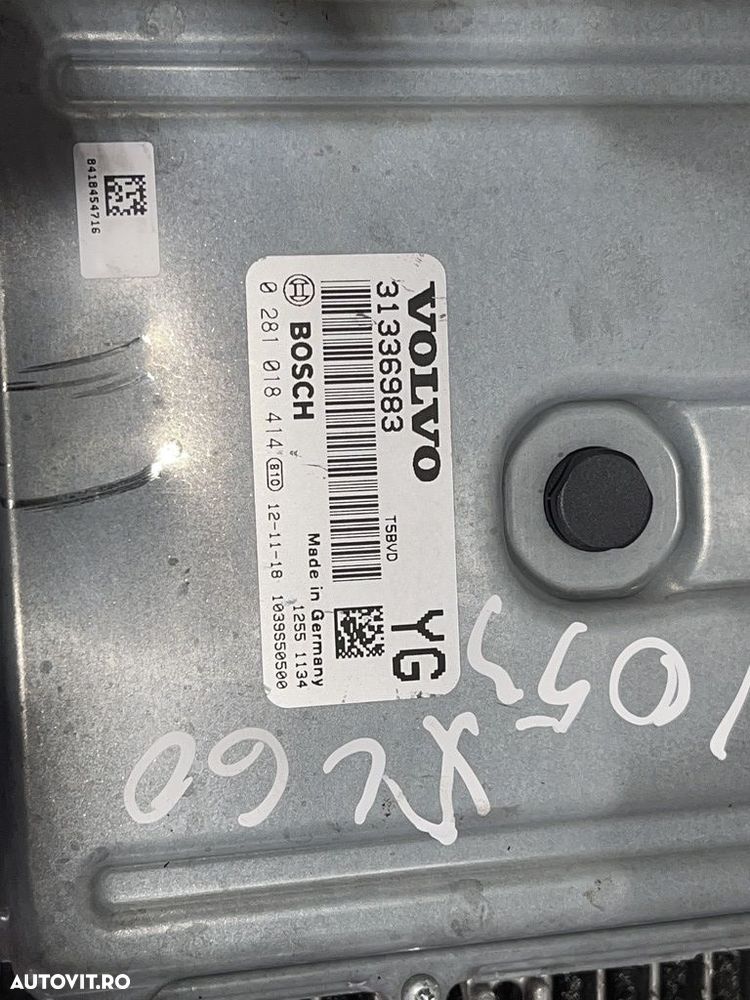 Calculator motor Volvo XC60 2.4 D 2008 - 2013 215CP Automata D5244T11 Euro5 (1053) ... - 3
