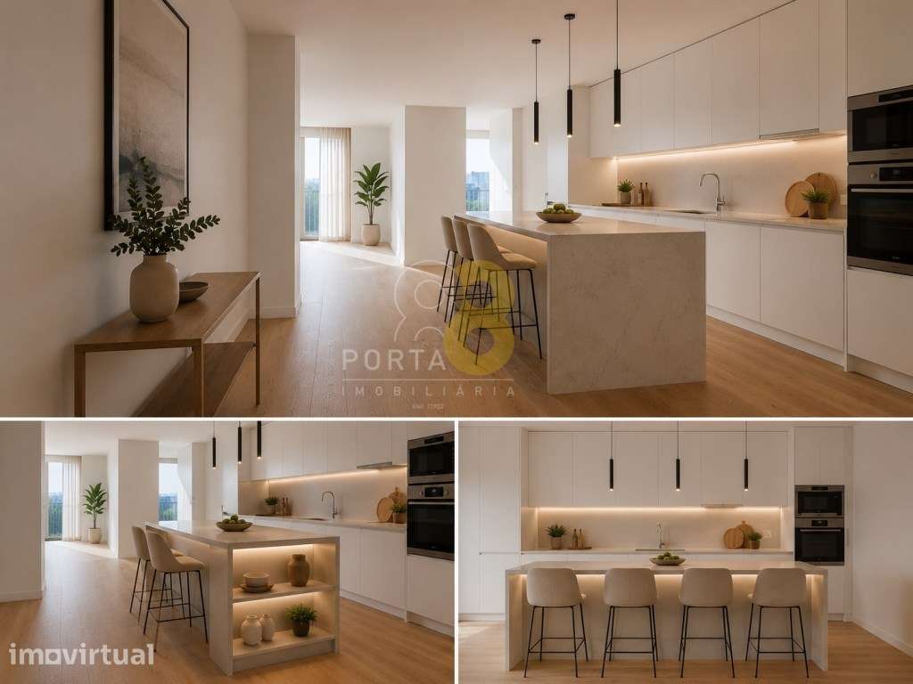 Apartamento T3 com vistas e varanda nas 3 frentes - Matosinhos Sul - Grande imagem: 3/27