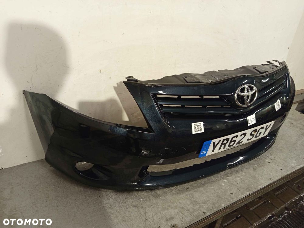 + ZDERZAK PRZÓD PRZEDNI DO TOYOTA AURIS I 1 LIFT FL 1H2 GRANAT GRANATOWY HALOGENY - 3