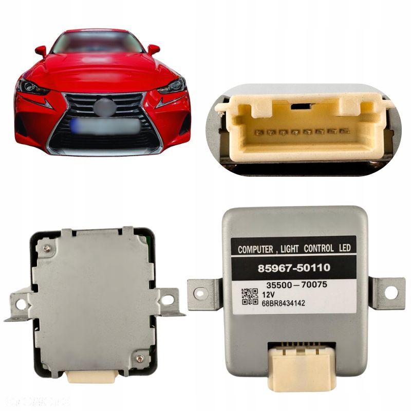 STEROWNIK MODUŁ PRZETWORNICA LIGHT CONTROL LED TOYOTA LEXUS 85967-50110 - 1