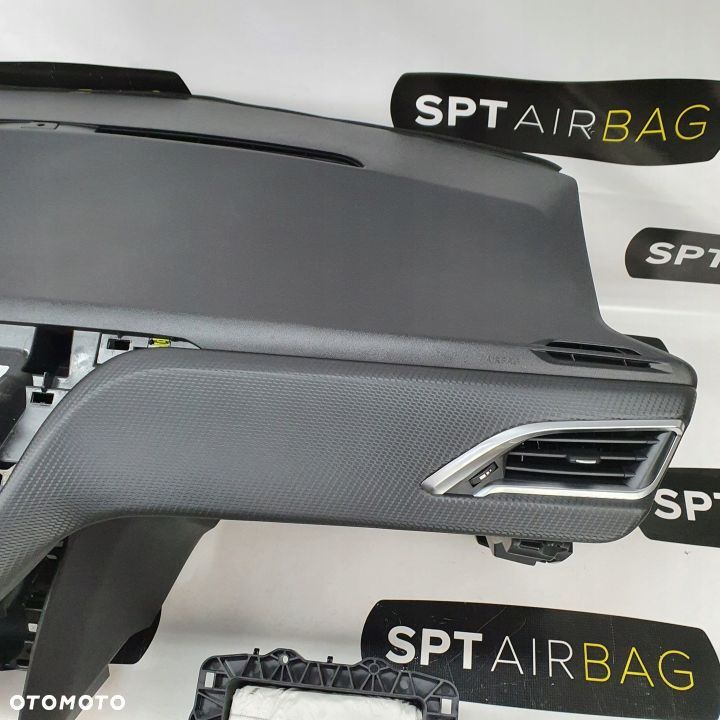 PEUGEOT 208 LIFT DESKA ROZDZIELCZA KONSOLA KOKPIT PULPIT PODUSZKI AIRBAG AIR BAG PASY KIT SET - 4