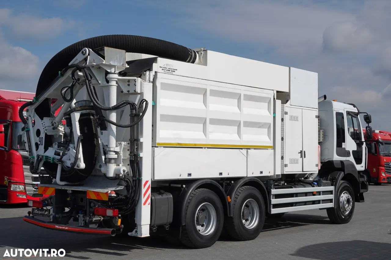 Renault KERAX 450 / 6x4 / MTS SAUGBAGGER 3A11T / EVALUAREA / ÎNCĂRCĂTORUL VACUUM / WUKO / CIOAN / RADIOCOMANDĂ - 8