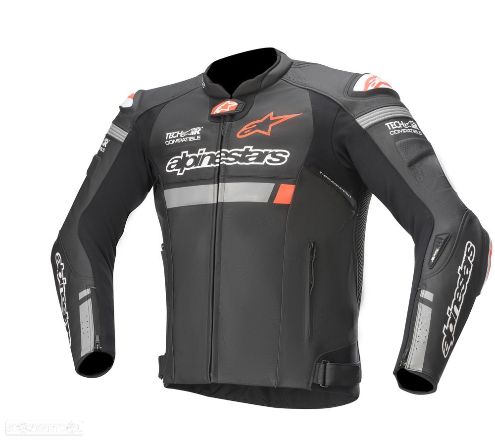 alpinestars blusão pele missile ignition (comp. tech air) 3100120 - 1