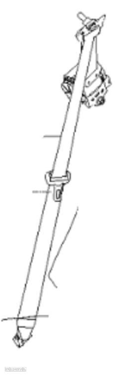 CINTO DE SEGURANÇA TRASEIRO DIREITO KIA PICANTO TA - 1
