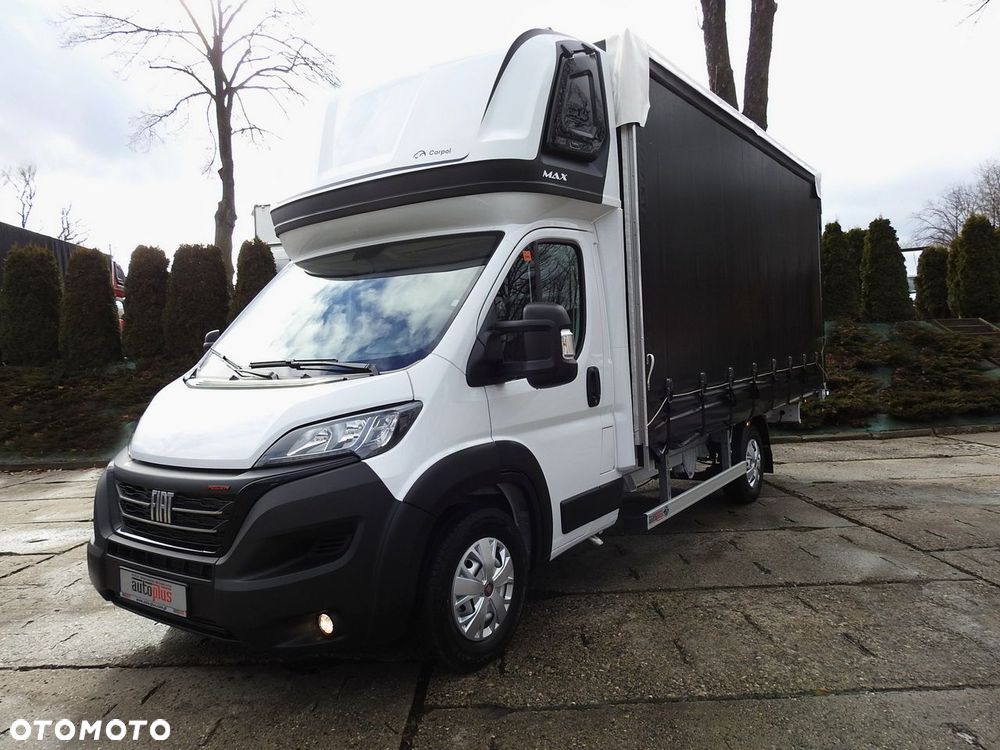 Fiat DUCATO NOWY PLANDEKA 10 PALET WEBASTO KLIMATYZACJA TEMPOMAT LEDY ASO  180KM - 23