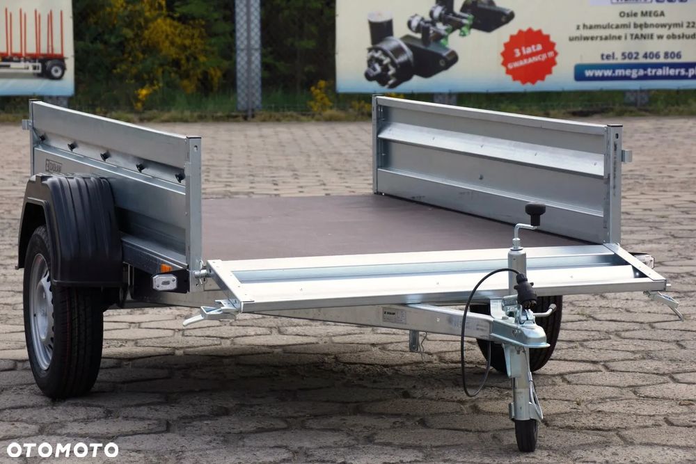 Zaslaw 1 oś, przyczepa samochodowa Ład 600 KG ! - 17