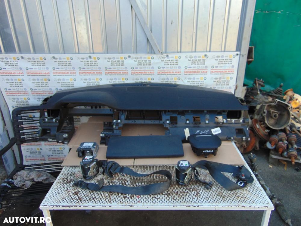 Plansa Bord Range Rover Evoque 2012-2018 aibag sofer pasager genunchi centuri stanga dreapta - 1