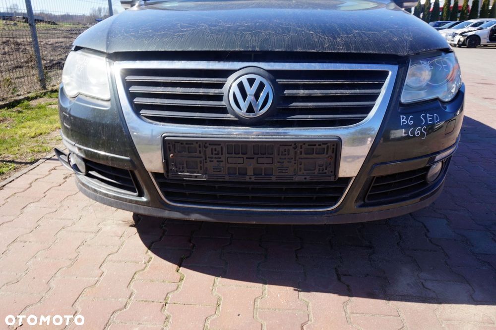 ZDERZAK PRZEDNI PASSAT B6 LC6S  ZIELONY VOLKSWAGEN 2005-2010 - 1