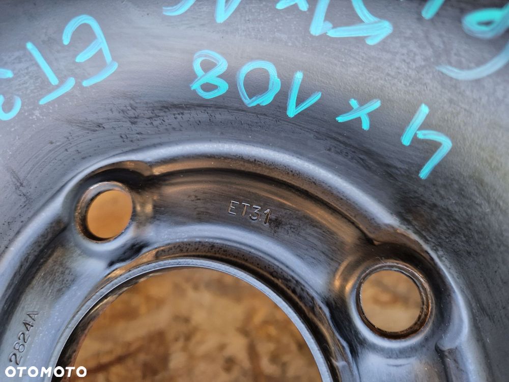 PEUGEOT CITROEN 4X108 6,5JX16 ET31KOŁO ZAPASOWE FI 65,1mm - 3