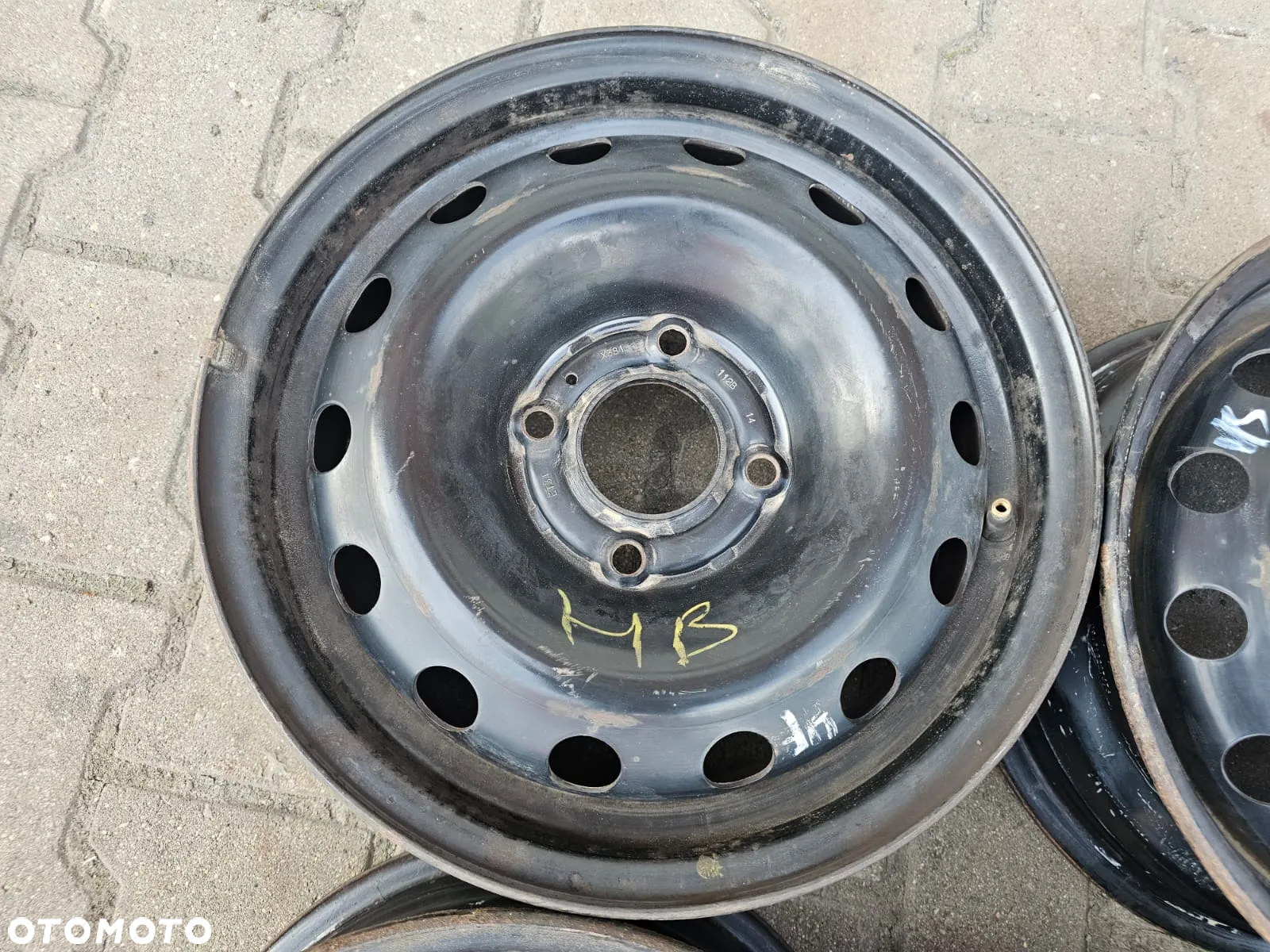 (S43) Felgi stalowe 5,5Jx14'' ET34 4x108 Peugeot 308 Partner II Citroen C3 Berlingo II - 2
