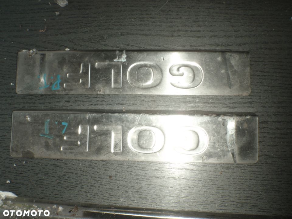 nakładka listwa progowa ozdobna  vw golf  IV III 3 4 - 6