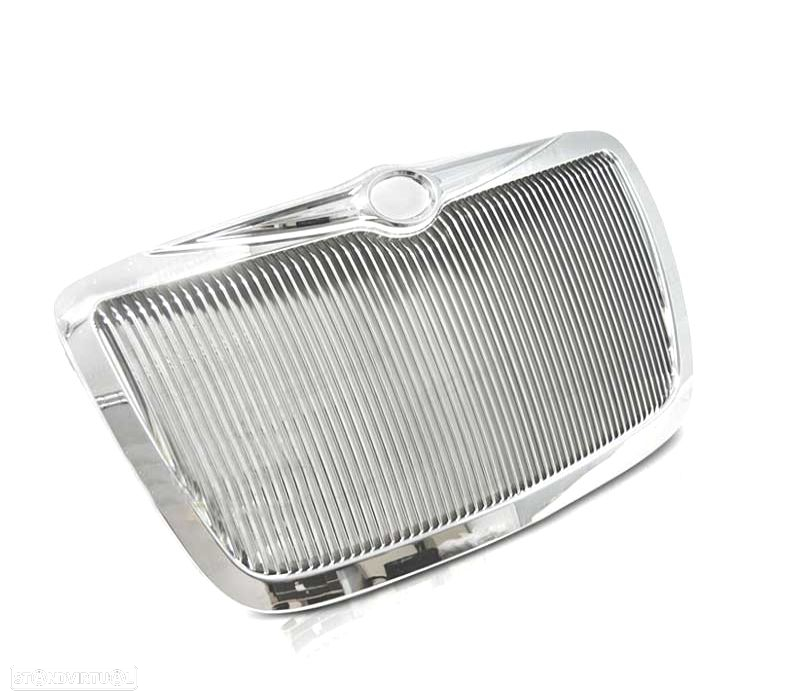 GRELHA CHRYSLER 300 C 04-11 LOOK ROLLS ROYCE CROMADA - 3