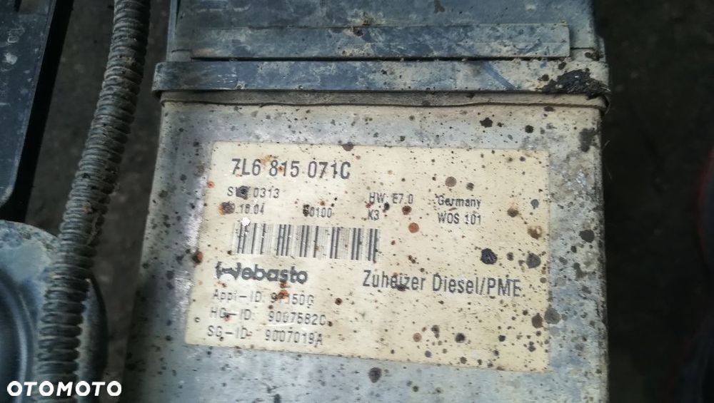 WEBASTO OGRZEWANIE POSTOJOWE VW TOUAREG 7L6815071C - 4