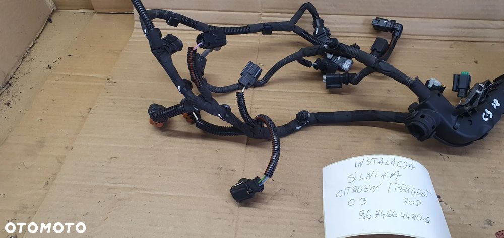 Wiązka instalacja silnika Citroen C3 II 1.0 VTI 9674664480 - 6