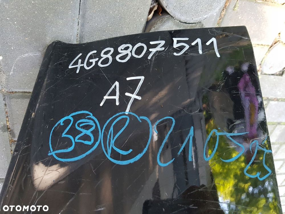 audi a7 10-14 zderzak tył 4g8807511 - 7
