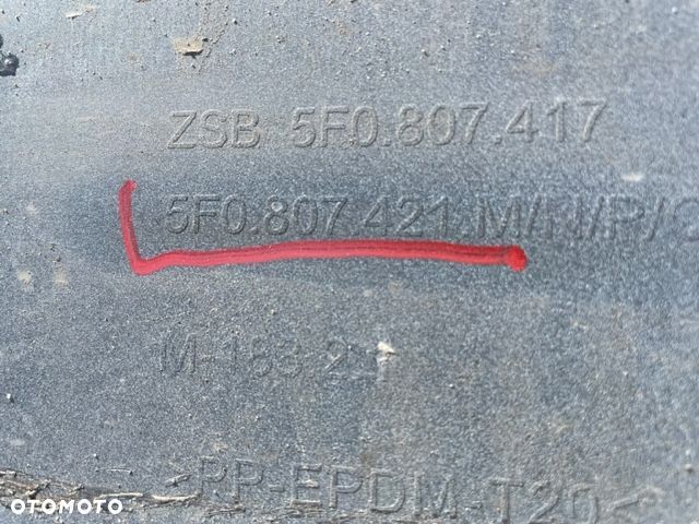 SEAT LEON III 3 5F0807421 ZDERZAK TYLNY TYŁ 4 PDC - 7