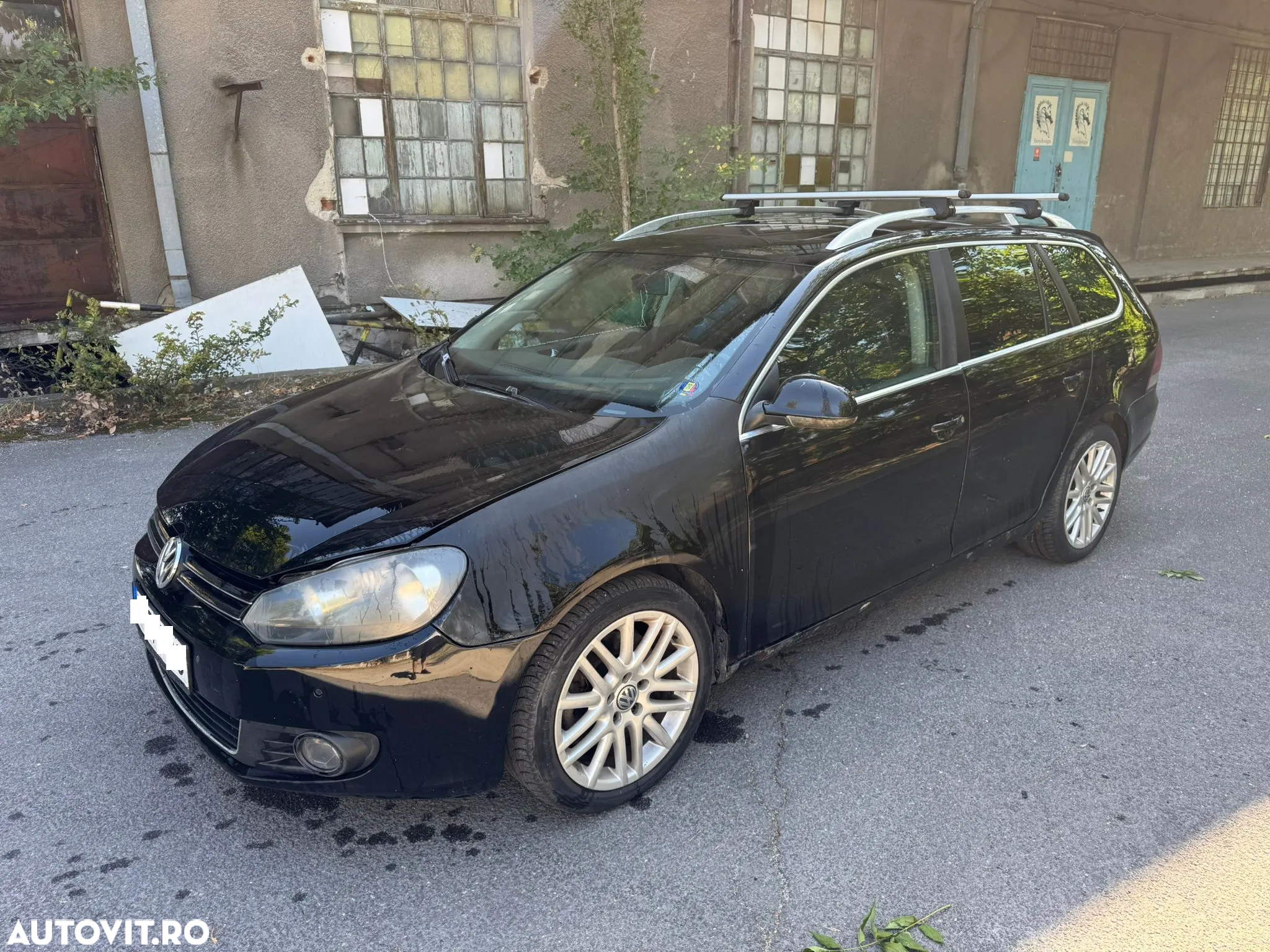 Capota fata motor Volkswagen Golf 6 variant break negru 2011 - 2