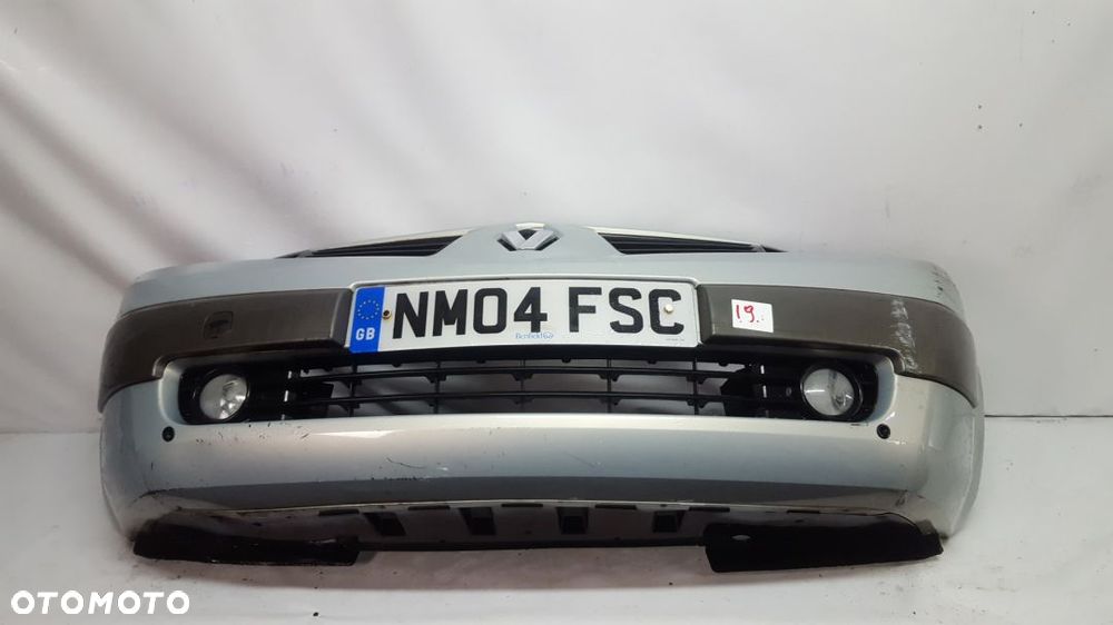 } ZDERZAK PRZÓD PRZEDNI DO RENAULT MEGANE II 2 NV632 BŁĘKITNY HALOGENY - 1
